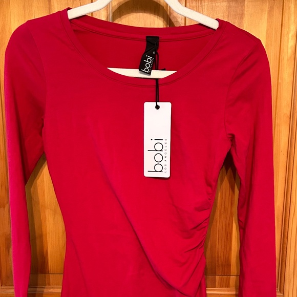 NWT Nordstrom Bobi Sals Ruched Mini Dress - Picture 1 of 1